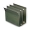 Smead Hanging Folder Fast Tab 8-1/2 x 11", Green, PK25, Expanded Width: 2" 64259 - alternate 5
